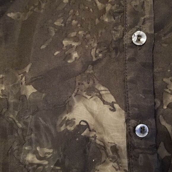 Disturbia Spectre Sheer Loose Fit Blouse Top - Picture 9 of 14